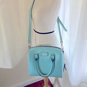 Teal Kate Spade Purse w/ cross body strap